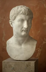 Art Rom Buste af Drusus den Unge (13 f.Kr. - 23 AD) marmor