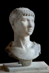 Romersk marmorbuste af Ptolemæus af Mauretanien (10 f.Kr. - 40 e.Kr.)