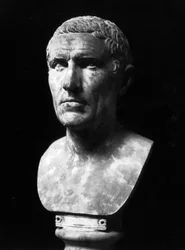 Buste af Marcus Claudius Marcellus (ca. 268-208 f.Kr.) (marmor)