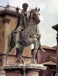 Rytterstatue af Marcus Aurelius - Campidoglio-pladsen, Rom