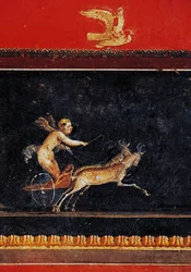 Frise med amor, House of Vettii, Pompeji (Unescos verdensarvsliste