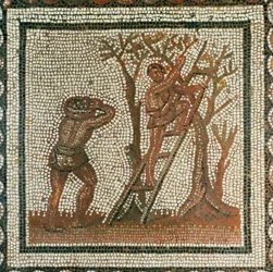 Høst af oliven (mosaik)