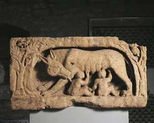 Romulus og Remus (kalksten)