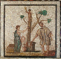 Offer til Ceres eller Apollon (mosaik)