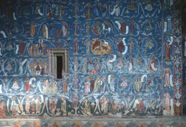 Jesses træ, sydfrontmaleri, 1547-50