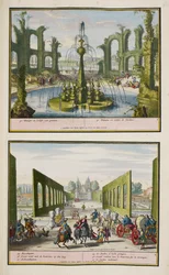 The Park at Enghien, ca. 1685, illustration fra en 