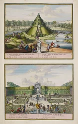 The Park at Enghien, ca. 1685, illustration fra en 