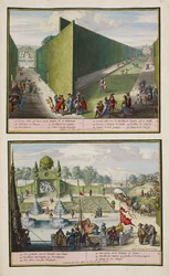 The Park at Enghien, ca. 1685, illustration fra en 