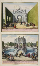 The Park at Enghien, ca. 1685, illustration fra en 