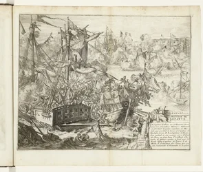 Slaget ved Lepanto, 1571 Victoire de Lepanto (titel på objekt) Guerres de Flandres (serietitel)