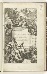 Titeltryk for første del af Guerres de Flandres Premier partie des Guerres de Flandres (titel på objekt) Guerres de Flandres (serietitel)