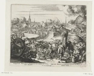 Tyrkernes skyttegrave til Wien Skyttegrave, batterier og tyrkernes militære vold osv. for Wien (titel på objektet)