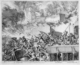 Vienna Print Cycle, Eksplosion af en mine og Countertermine, Raid on the Turks, 1683