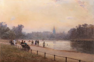 En promenade i parken, Kensington