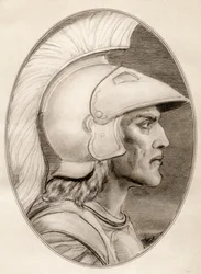 Alexander III af Makedonien, fra Living Biography of Famous Men.