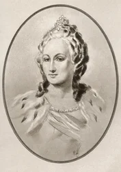 Catherine II, fra Living Biography of Famous Rulers.