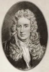 Sir Isaac Newton, fra Living Biography of Famous Men