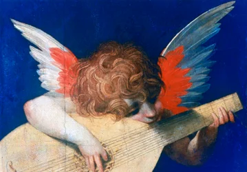 Musikspillende engel, ca. 1520