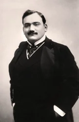 Enrico Caruso 1873-1921, italiensk tenor, 1907.