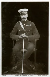 Prins Alexander af Teck, omkring 1900-tallet.