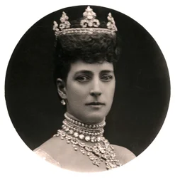 Dronning Alexandra 1844-1925, dronningepartner til kong Edward VII, slutningen af det 19. århundrede.