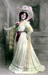 Zena Dare 1887-1975, engelsk skuespillerinde, 1906.