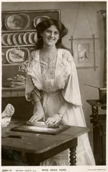 Zena Dare, britisk skuespillerinde, omkring 1900-tallet.