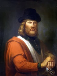 Giuseppe Garibaldi maleri af R.E.Hauser