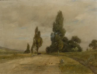 Gade nær Deutsch-Altenburg ved foden af ​​Turk