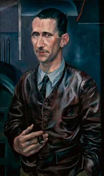 Portræt af den tyske forfatter og dramatiker Bertolt Brecht (Bertold Brecht