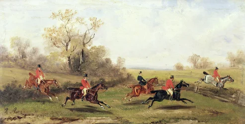 Jagtscene, ca. 1920