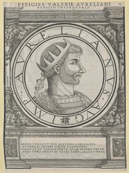 Den romerske kejser Aurelianus (tryk)