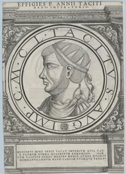 Den romerske kejser Tacitus (print)