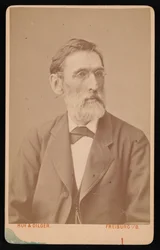 Portræt af Alexander von Frantzius 1821-1877, 1876.