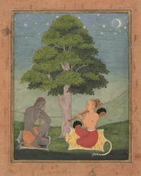 Kedar Ragini: Folio fra en ragamala-serie Garland of Musical Modes, ca. 1690-95.