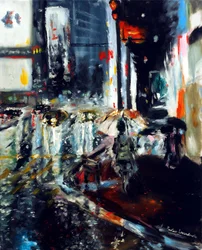 City Lights I, 2020 (olie på lærred)