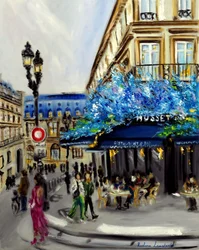 Le Musset Paris, 2022 (olie på lærred)