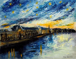 Stjerneklar nat over Paris Musée d