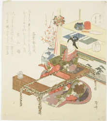 Blue Shell (Aogai), fra serien "Fem farver (Goshiki no uchi)"