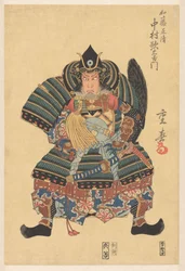 Nakamura Utaemon III som Katô Masakiyo i scenestykket 