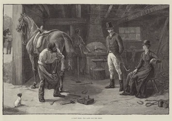 En støbt sko, for sent til mødet