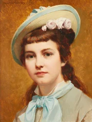 Olga (olie på panel)