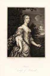 Portræt af Frances Stuart, hertuginde af Richmond