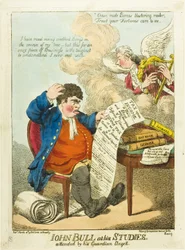 John Bull ved sine studier