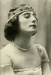 Portræt af Anna Pavlowa (foto)