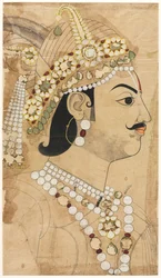 Portræt af Maharaja Pratap Singh 1764-1803, ca. 1793.