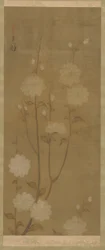 Nedhængende kirsebærgrene i blomst, Edo-periode, midten af det 18.-begyndelsen af det 19. århundrede.