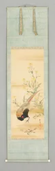 Fasan og en blomstrende gren,
1615-1868 (farve og blæk på silke)