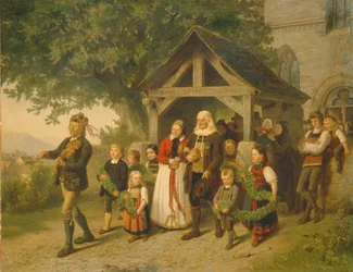 Guldbrylluppet, 1857