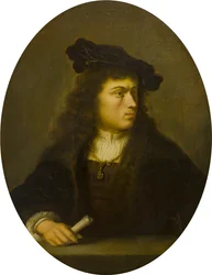 Portræt af en ukendt mand, ca. 1629-56 (olie på panel)